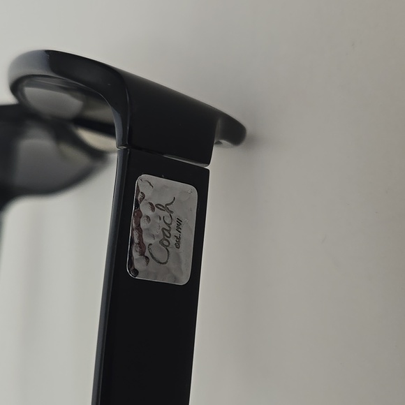 Coach Georgette (S497) Womens Rectangular FRAMES ONLY Black 55x17x135 Flaw #3576 - Picture 8 of 9